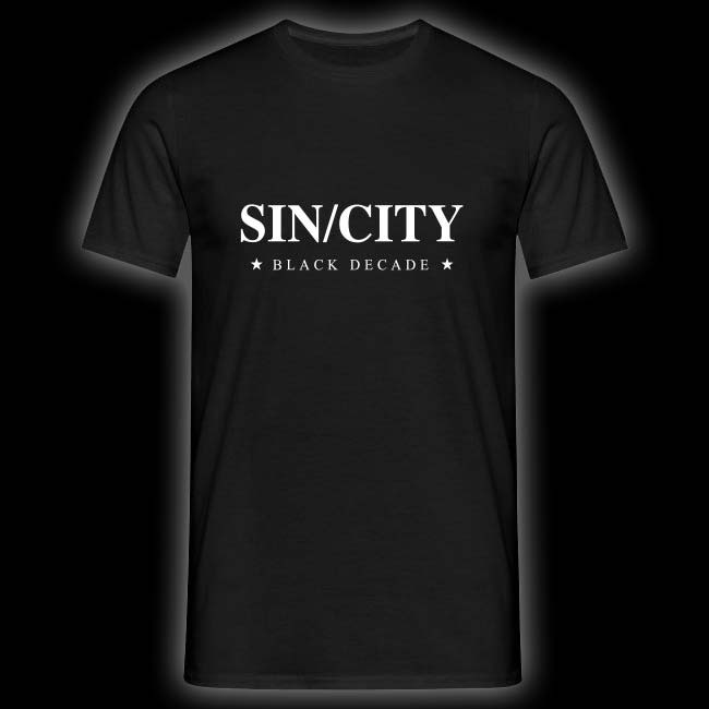 SIN/CITY Merchandise - Black Decade Shirt